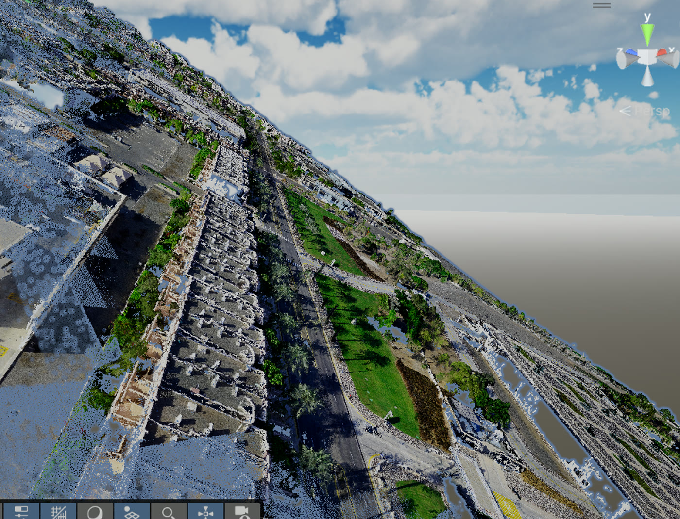Drone-scanned 3D point cloud of KAUST
